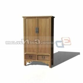 Antique Furniture Kitchen Cabinet 3d model