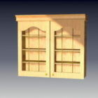 アンティーク木製キッチン食器棚