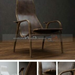 Antique Lounging Chair Furniture 3d model