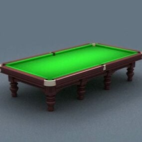 Sport Antique Snooker Table 3d model