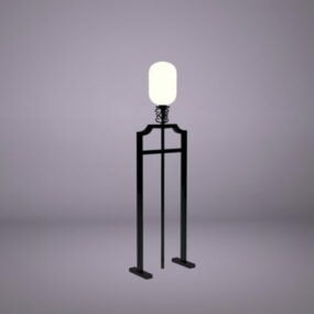 Home Lighting Antique Stand Lamp 3d model