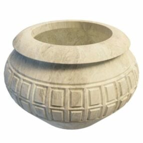 Ancient Stone Urn 3d model