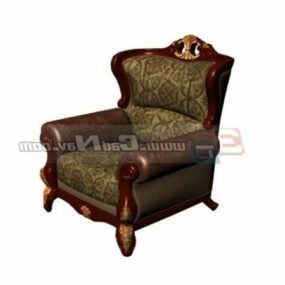 Antique Furniture Victorian Sofa 3d model