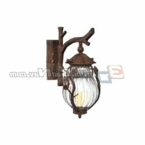 Antique Decorative Wall Lamp Design 3d model