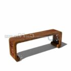 Mesa consola clásica de madera para sofá
