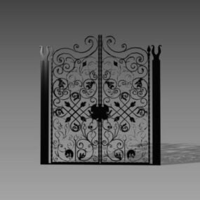 Old Gate To The Garden 3d model