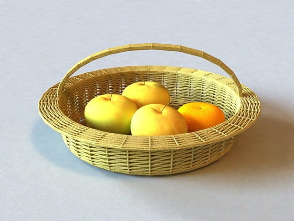 Fruit Apples In Basket