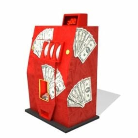 Supermarked Arcade Gambling Machine 3d-model