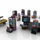 Arcade Gaming Machines Set