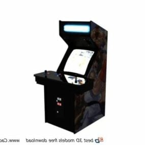 Supermarked Arcade Video Game Machine 3d-model