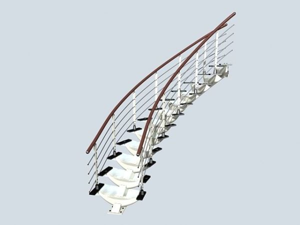 Hotel Arched Staircase Design