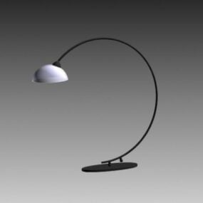 Lámpara de mesa arqueada para sala de estudio modelo 3d