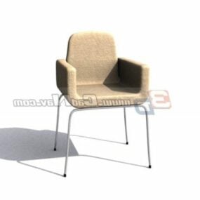 3д модель офисного стула-ракушки