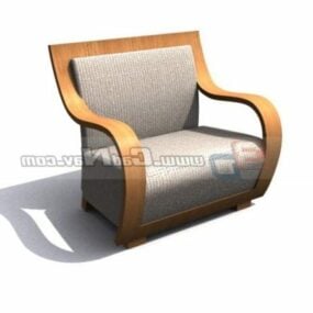 เก้าอี้นวมเฟอร์นิเจอร์โซฟาออกแบบแบบจำลอง 3 มิติ