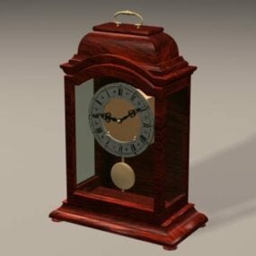 סלון אר דקו שעון מנטל דגם תלת מימד