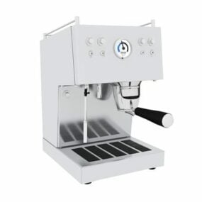 Modelo 3d da máquina de café expresso