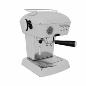 Modelo 3d de máquina de café expresso