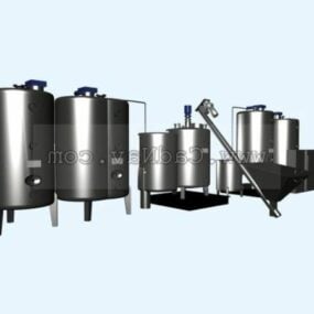 Atmospheric Vacuum Distillation Unit 3d model