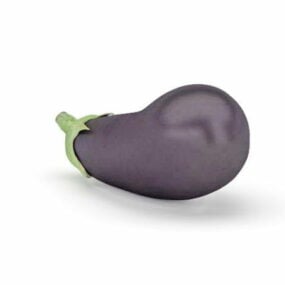 Aubergine Eggplant Vegetable 3d model