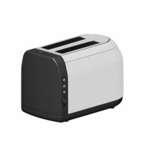 Automatischer Toaster für die Küche, 3D-Modell