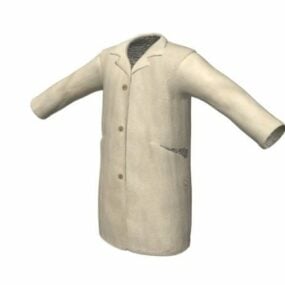 3д модель одежды осеннего пальто