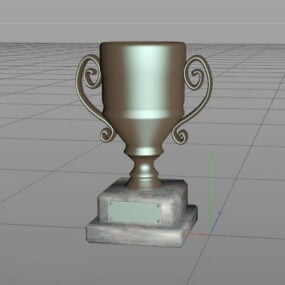 Sport Award Cup Trophy 3d model