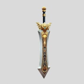 Game Awesome Anime Sword 3d model