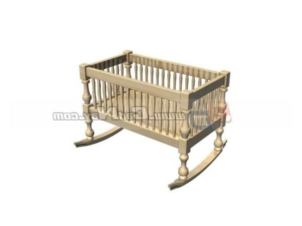 Baby Cot Wooden Cradle Furniture