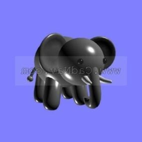 Toy Baby Elephant 3d model