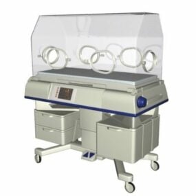 Baby Incubator Hospital Equipment 3d-modell