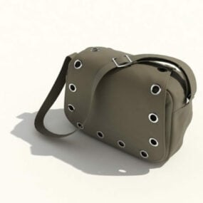 Militär stil handväskor Mode 3d-modell