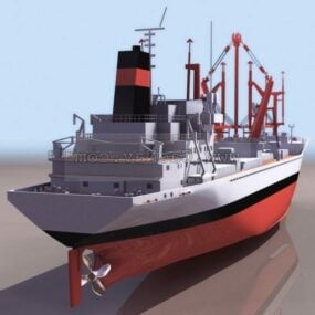 کشتی باری بحرین مدل سه بعدی Watercraft