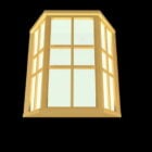 Illuminazione a forma di applique da parete a forma di Windows