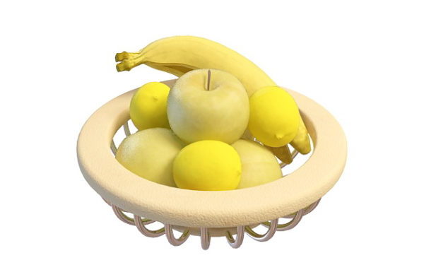 Кошик з фруктами яблучний банан