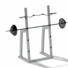 Gym Barbell Squat Rack