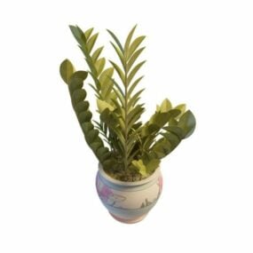 Roślina bazyliowa Roślina doniczkowa Model 3D