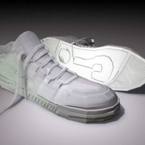 Basket Sneakers Skor 3d-modell