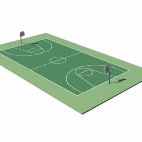 Basketbalové hřiště 3D model