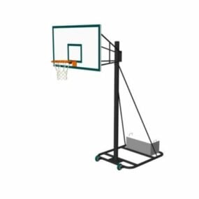 Sport Basketball Shelf Equipment 3d model