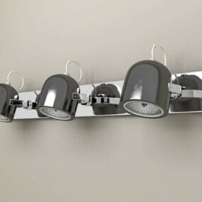 3D-Modell der Badezimmer-Waschtischbeleuchtung