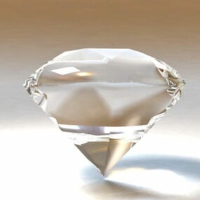 Schmuck funkelnder Diamant 3D-Modell