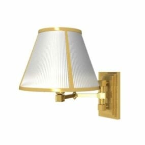 Brass Wall Lamp For Bedroom 3d model