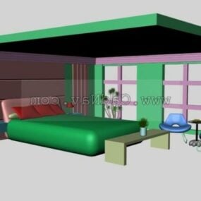 Bedroom Integration Room Design 3d model