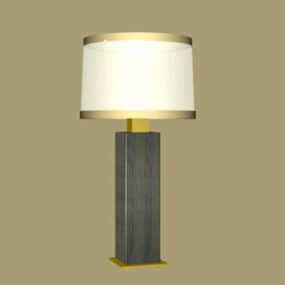 Lampe de table de chambre de luxe modèle 3D