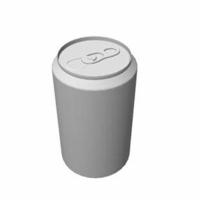 飲料ソーダ缶3Dモデル