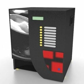 3D-Modell für Getränkeautomaten