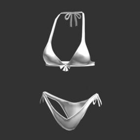 Bikinit Swimwear Women Fashion 3D-malli
