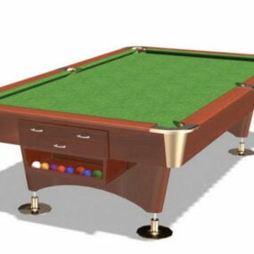 Sport billard poolbord 3d model