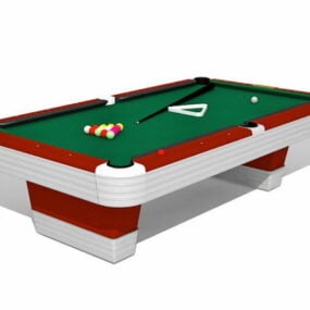 स्पोर्ट बिलियर्ड्स पूल टेबल 3डी मॉडल
