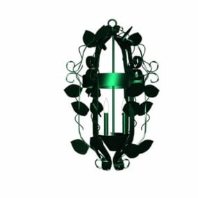 Birdcage lysekrone til hotel 3d model